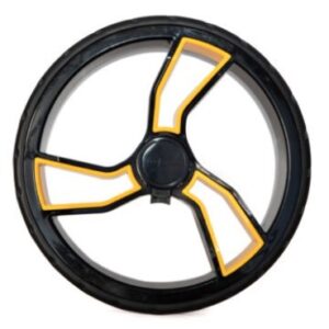 PowaKaddy  pair of rear wheels (black)