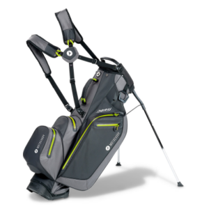 Motocaddy HydroFLEX Waterproof Stand Bag - Charcoal/Lime