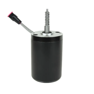 Motocaddy four-pin golf trolley motor with connector and drive shaft